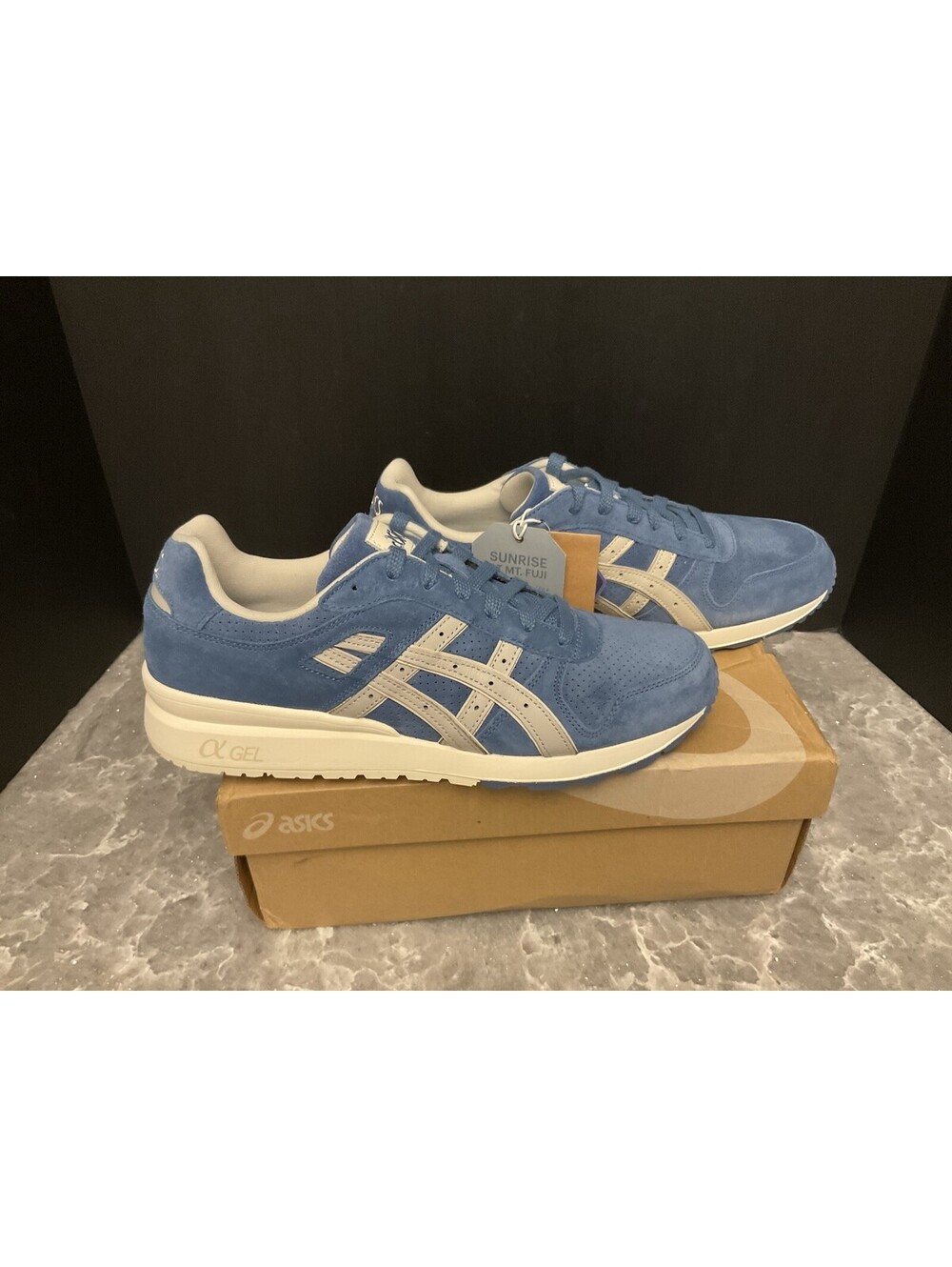 New! Mens Asics GT-II Azure/Smoke Blue Athletic Shoes. Size 9. Awesome Shoes!!!